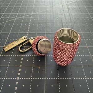 Jacqueline Kent mini pink crystal pod. BRAND NEW!!